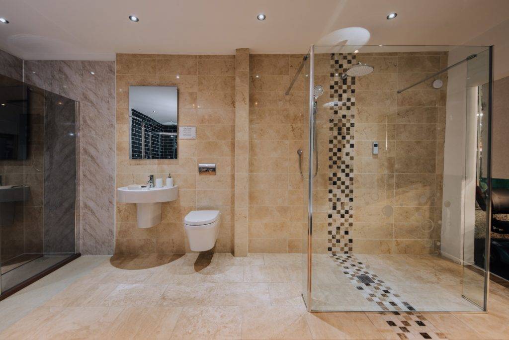 easy access modern luxury shower